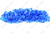 Crushed Tempered Glass 1/4 Cobalt
