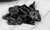 coal black crushed glass