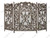 Screen 3-Fold - Cast Aluminum Antique Bronze Finish Screen 3-Fold - Cast Aluminum Antique Bronze Finish