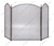 Screen 3-Fold Arched - Pewter Screen 3-Fold Arched - Pewter