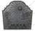 Fireback Winter - Black Cast Iron Fireback Winter - Black Cast Iron
