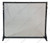 Panel Screen - Black Wrought Iron and Stainless Steel Panel Screen - Black Wrought Iron and Stainless Steel
