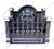 Basket Grate with Fireback - Cast Iron Black Basket Grate with Fireback - Cast Iron Black