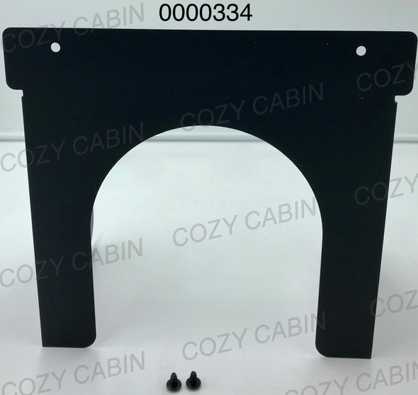 Flue Collar Horizontal Heat Shield - Small/Medium (0000334) image 1