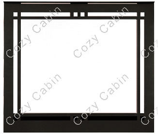 Black Contemporary Rectangular Door