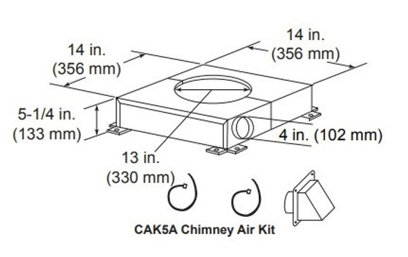 chimney air kit