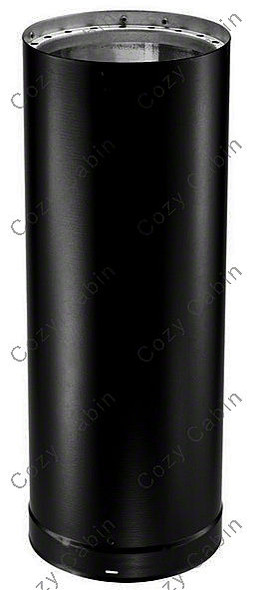 12 Inch Double-Wall Black Pipe
