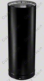 18 Inch Double-Wall Black Pipe