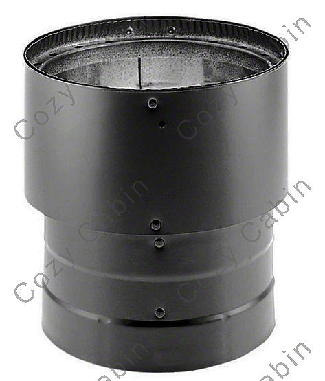 6 Inches to 8 Inches Black Double-Wall Increaser