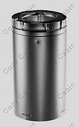 Galvanized 12 Inch Length 5 Inches x 8 Inches Diameter Pipe