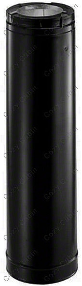 Black 36 Inch Length 5 Inches x 8 Inches Diameter Pipe