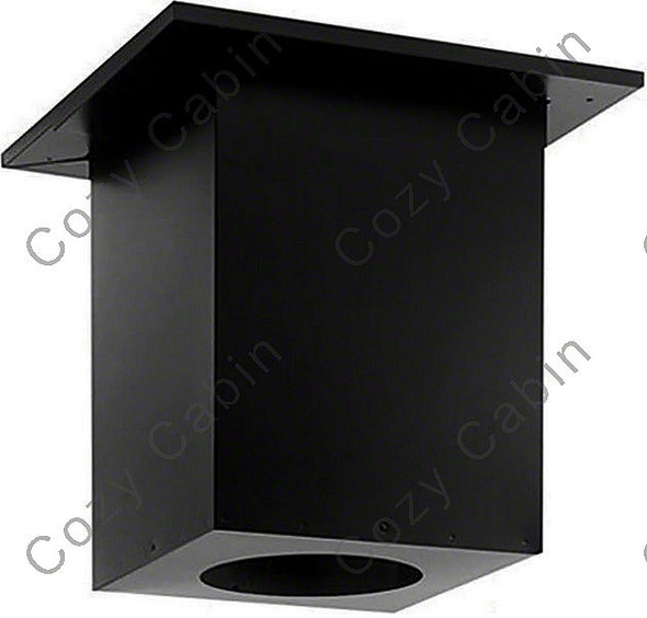 Galvanized 5 Inches x 8 Inches Diameter Cathedral Ceiling Support Box