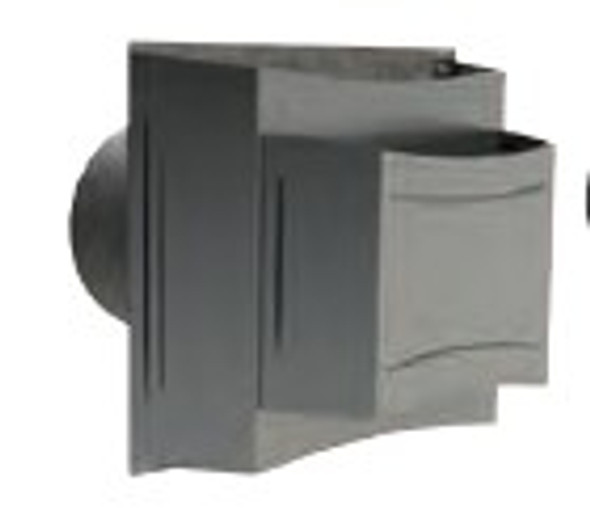 5 Inches x 8 Inches Galvaized Square Horizontal Termination Cap