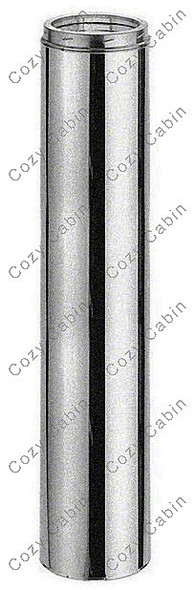 Galvanized 48 Inch Stove Pipe with Carton Filler