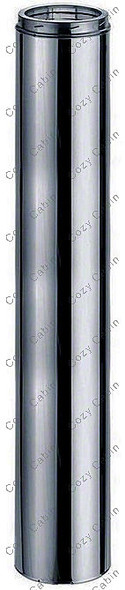 Stainless Steel 60 Inch Stove Pipe with Carton Filler