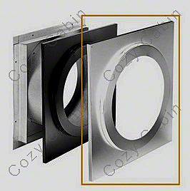 Stainless Steel Wall Thimble Exterior Trim