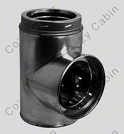 Galvanized Standard Tee with Cap