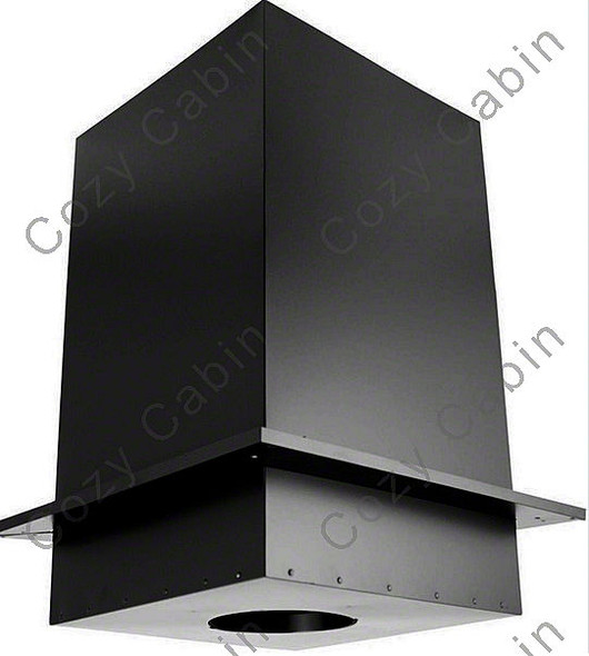 24 Inches Tall Square Ceiling Support Box and Trim Collar