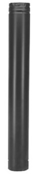 Black 24 Inch Straight Length Pipe