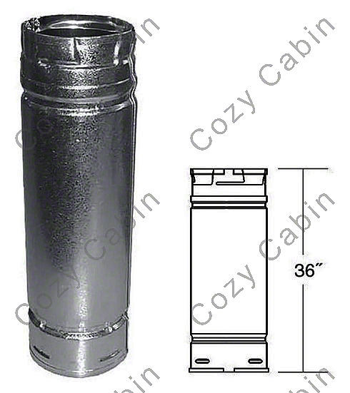 Galvalume 36 Inch Straight Length Pipe