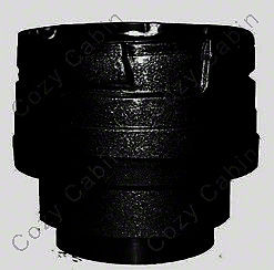 Black Appliance Adapter/Increaser 3 Inches - 4 Inches