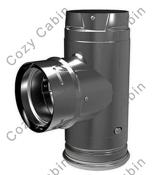 Galvalume Single Tee with Clean-Out Tee Cap