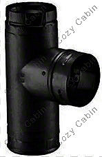 Black Single Tee with Clean-Out Tee Cap