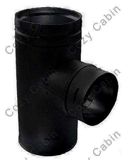 Black Increaser Tee with Clean-Out Cap