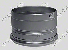 Galvalume Clean-Out Tee Cap