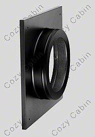 Galvanized Decorative Cover with an Inner Diameter of 4 Inches x 6-5/8 Inches