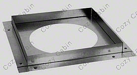 4 Inches x 6-5/8 Inches Galvanized Ceiling Firestop