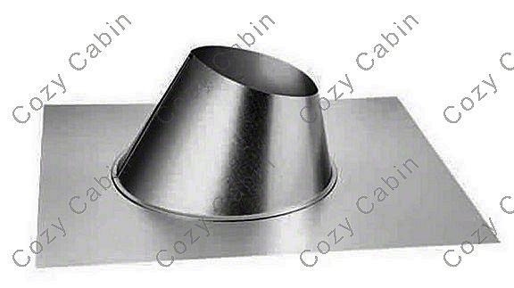 4 Inches x 6-5/8 Inches Inner Diameter 7/12 - 12/12 Pitch Dead Soft Aluminum Flashing
