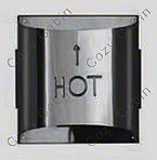 4 Inches x 6-5/8 Inches Inner Diameter Galvanized Sconce Termination Cap