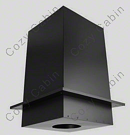 Square 36 Inch Tall Ceiling Support Box and Trim Collar