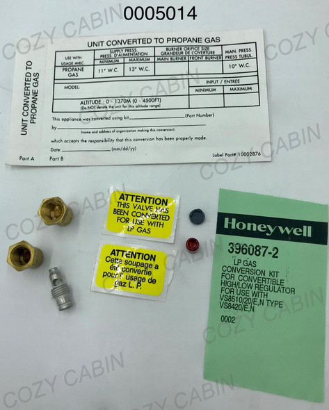 Conversion kit with instructions