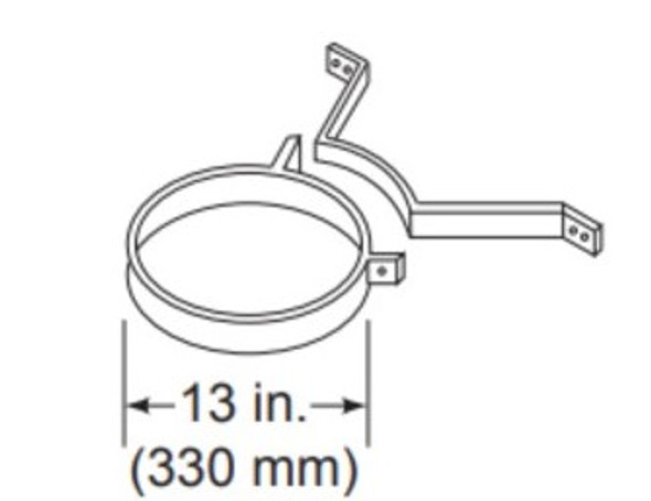 chimney bracket