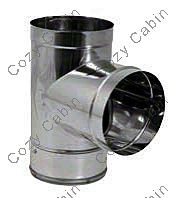 Tee with Clean-Out Cap