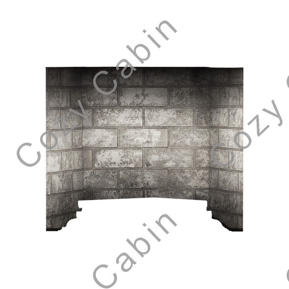 42 Inch Decorative Glacier Standard Brick Panels