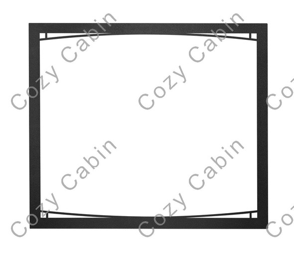 42 Inch Black Decorative Zen Front