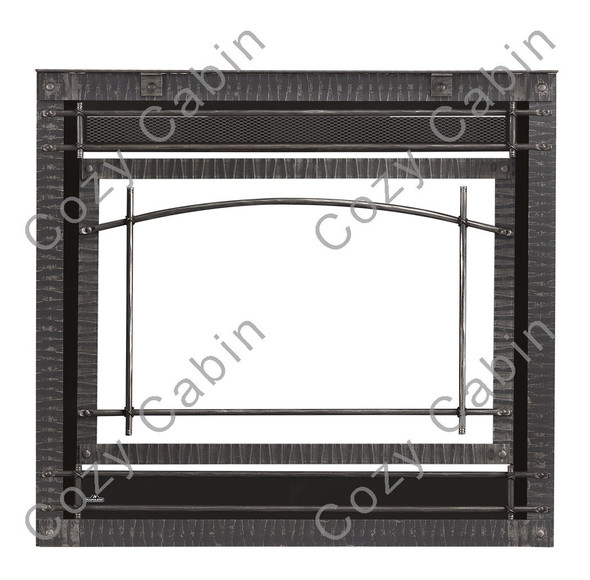 BX36 Scalloped Wrought Iron Decorative Surround