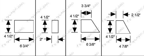 Brick, Cut - Set, FPX 44 A/E