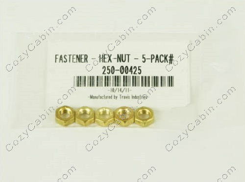 Fastener - Hex Nut [5 per package]