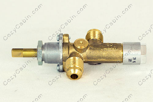 Gas Valve, Manual with Nut - Fire Garden