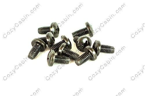 Fastener - Screw, Black [10 per package]