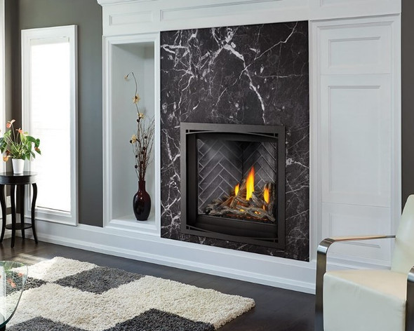 Altitude gas fireplace in living room