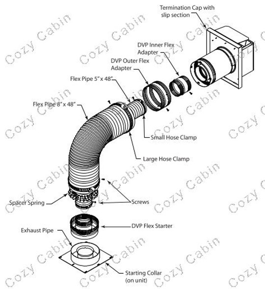 diagram of vent kit