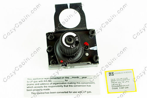 Gas Valve Regulator, LP MAN Hi/Lo