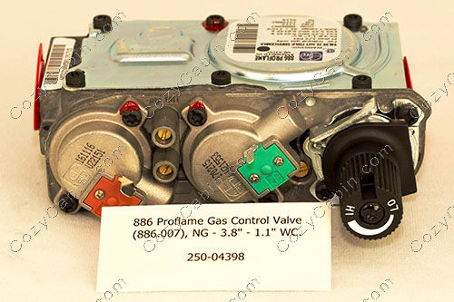 Gas Valve, NG with Manual Hi/Low