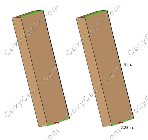 Brick Kit, Corner [x2] Evergreen NXGN
