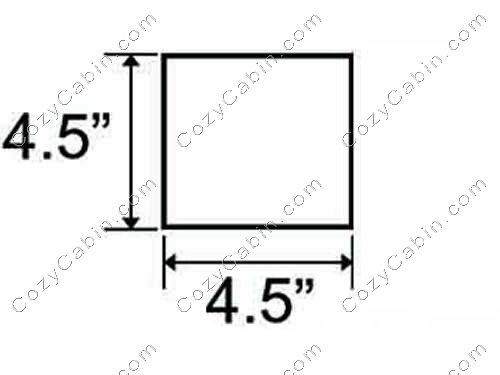 Brick-Cut, 4-1/2 x 4-1/2